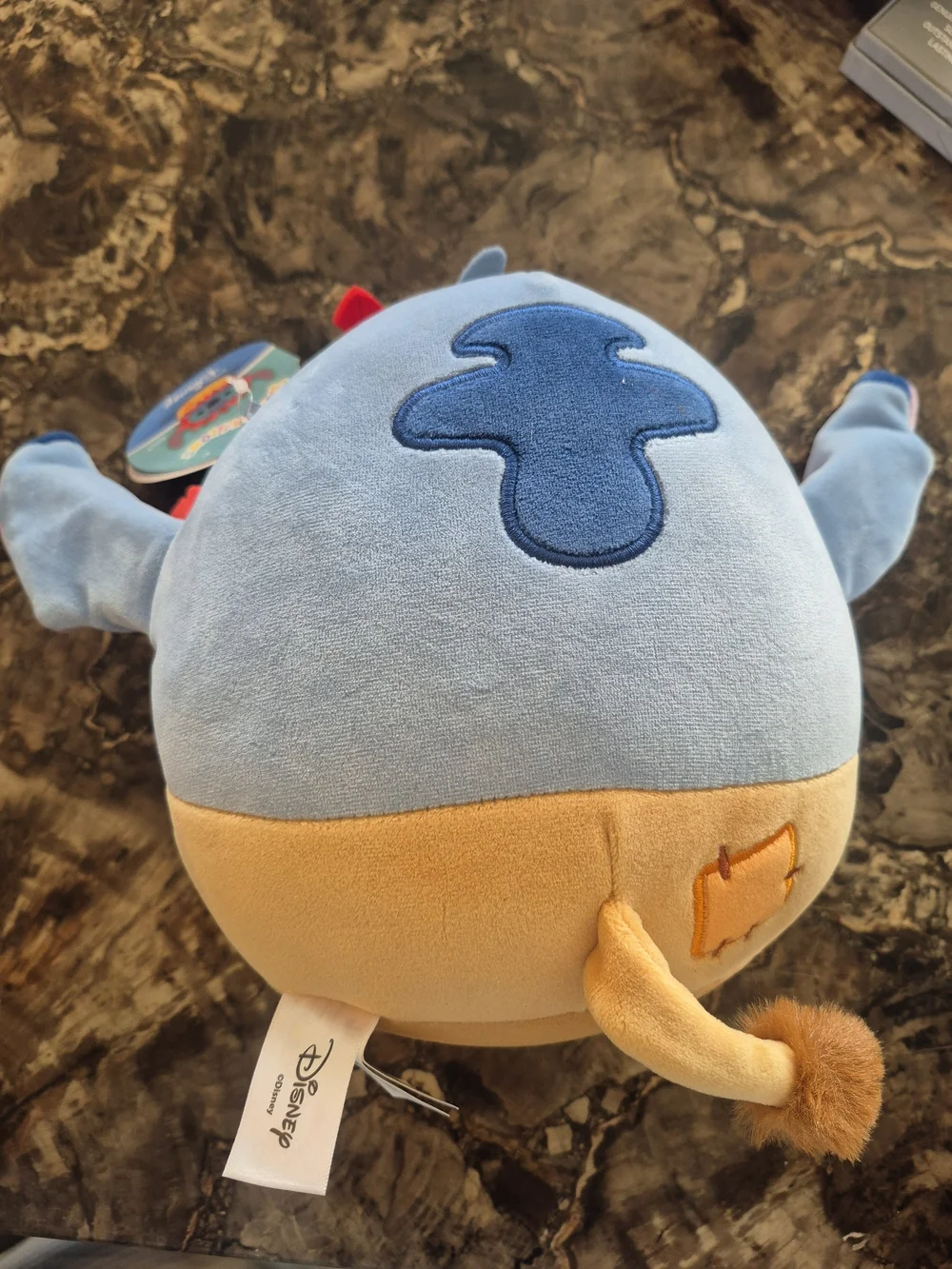 Plush Stitch Hawaiian Lei Kids Plush Toy - Blue/Red